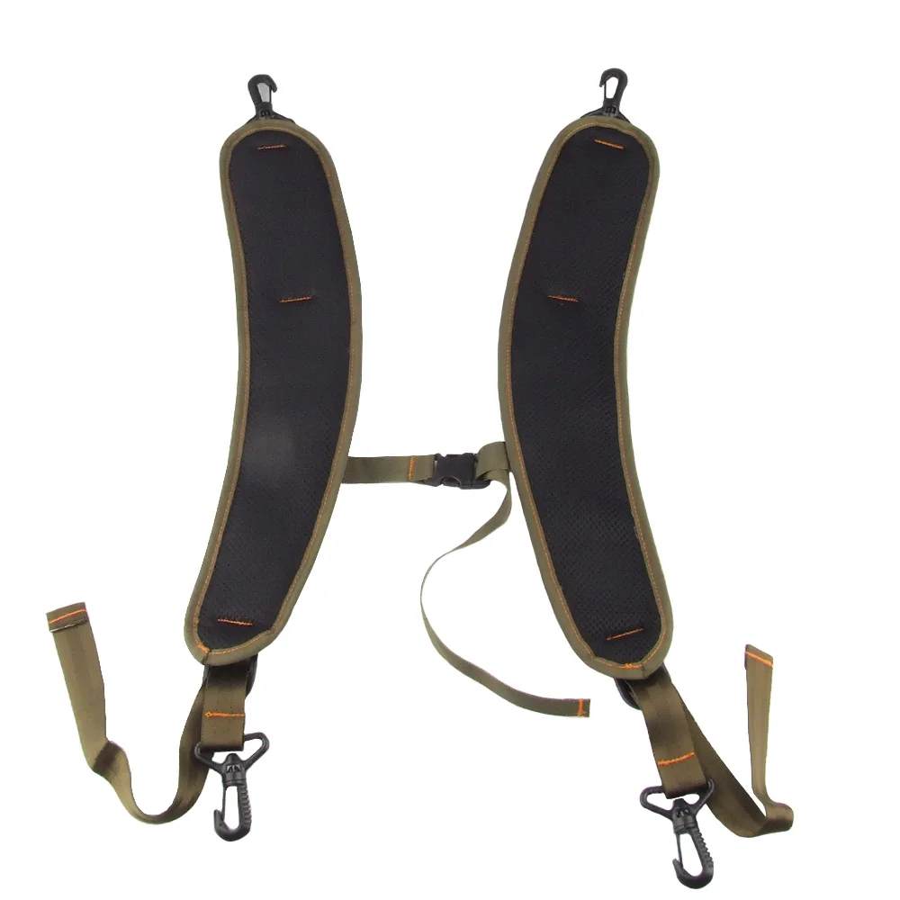 Pair Nylon Padded Shoulder Strap Replacement For Kayak Canoe Dry Bag Camo
