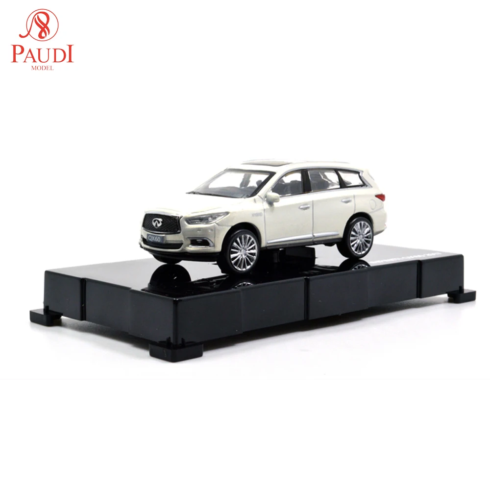 

Paudi Model 1/64 1:64 Scale Infiniti QX60 White 2017 Diecast Car Model Toys Boys Girls Gifts