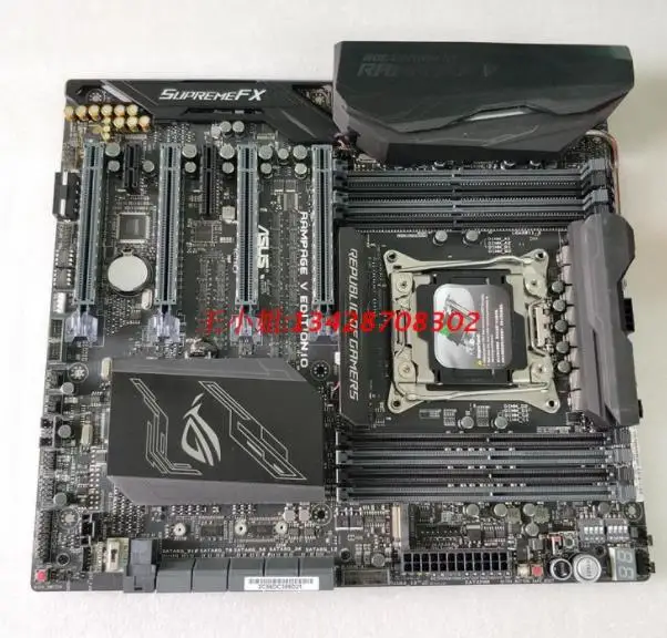 ^Cheap ROG RAMPAGE V EDITION 10 Desktop Motherboard LGA 2011-V3 DDR4 USB2.0 USB 3.0 128G X99 Original motherboard free shipping
