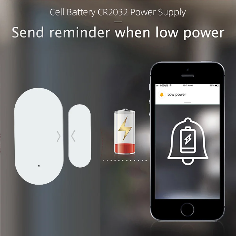 Tuya Zigbee Door Sensor Window Sensor for Smart Home A Burglar Alarm Tuya Smart Alexa Google Home var Smart Life Tuya Sensor 5