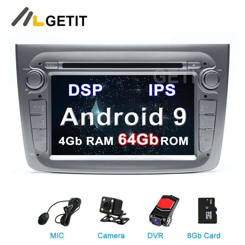 

DSP Android 9 Car DVD Stereo Multimedia Player for Alfa Mito with Radio GPS wifi bluetooth