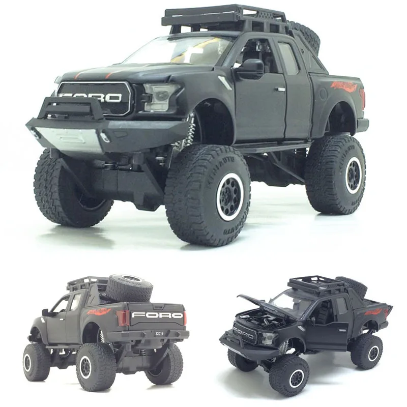 

New Style 2017 Ford Raptor F150 Pickup Model Metal Car Toy Car Model Monster Truck