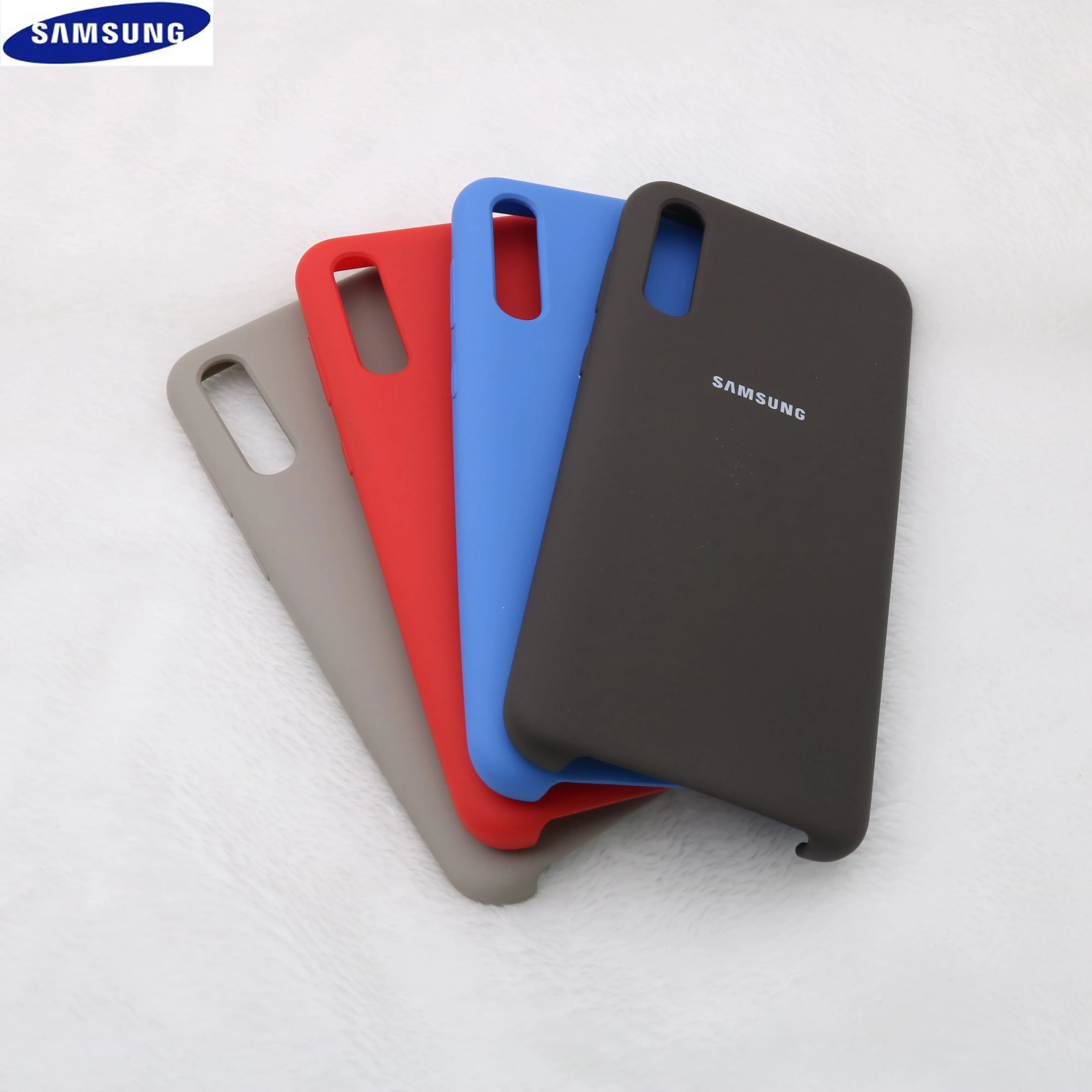 Samsung A50 Чехол жидкий силикон мягкий защитный samsung Galaxy A70 A50 A30 A10 A60 A40 A90 чехол для Galaxy A50 чехол