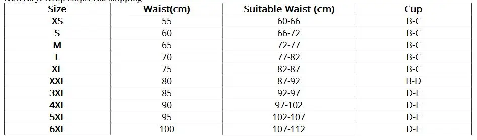 QF corset size