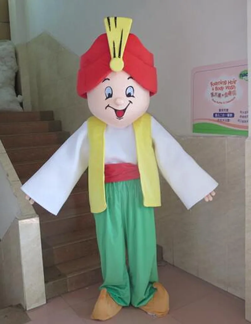 

Aladdin Mascot Costume Suits Cosplay Party Game Dress Outfits Promotion Carnival Halloween Xmas Easter Adults Fursuit