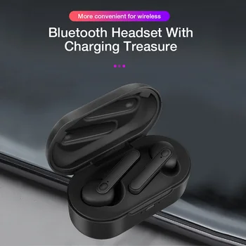 

Bluetooth Earphone With Mic Charging Pods M1 5.0 Air Wireless Headphones Headsets Stereo In-Ear For Xiaomi IPhone Samsung