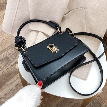 

NEW Women Handbag and Purse 2019 New Solid Color Casual Ladies Shoulder Crossbody Package Brand Desinger Messenger Bag All Match