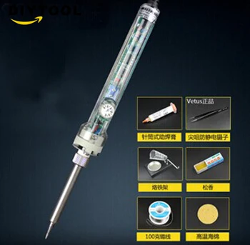 

60W 220V Adjustable Electric Temperature Gun Welding Soldering Iron Tool kit