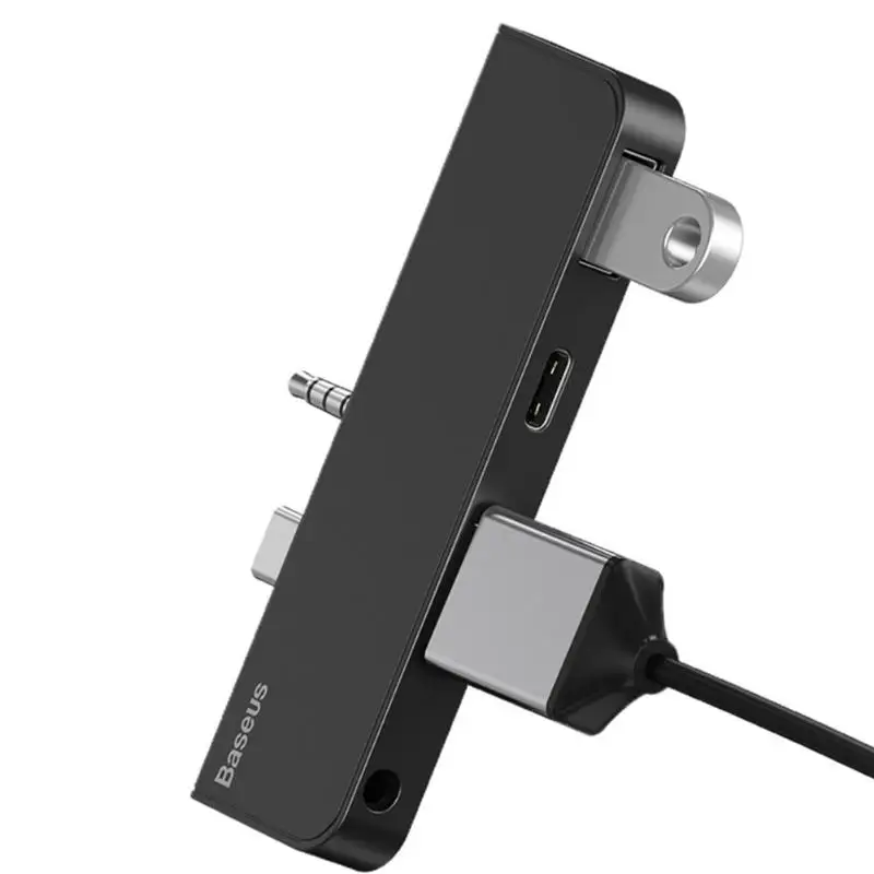 Baseus USB C концентратор для USB 3,0 HDMI 3,5 мм аудио адаптер для поверхности Go Pro поверхность Go type-C аудио для 4KHD USB3.0-A type-C аудио