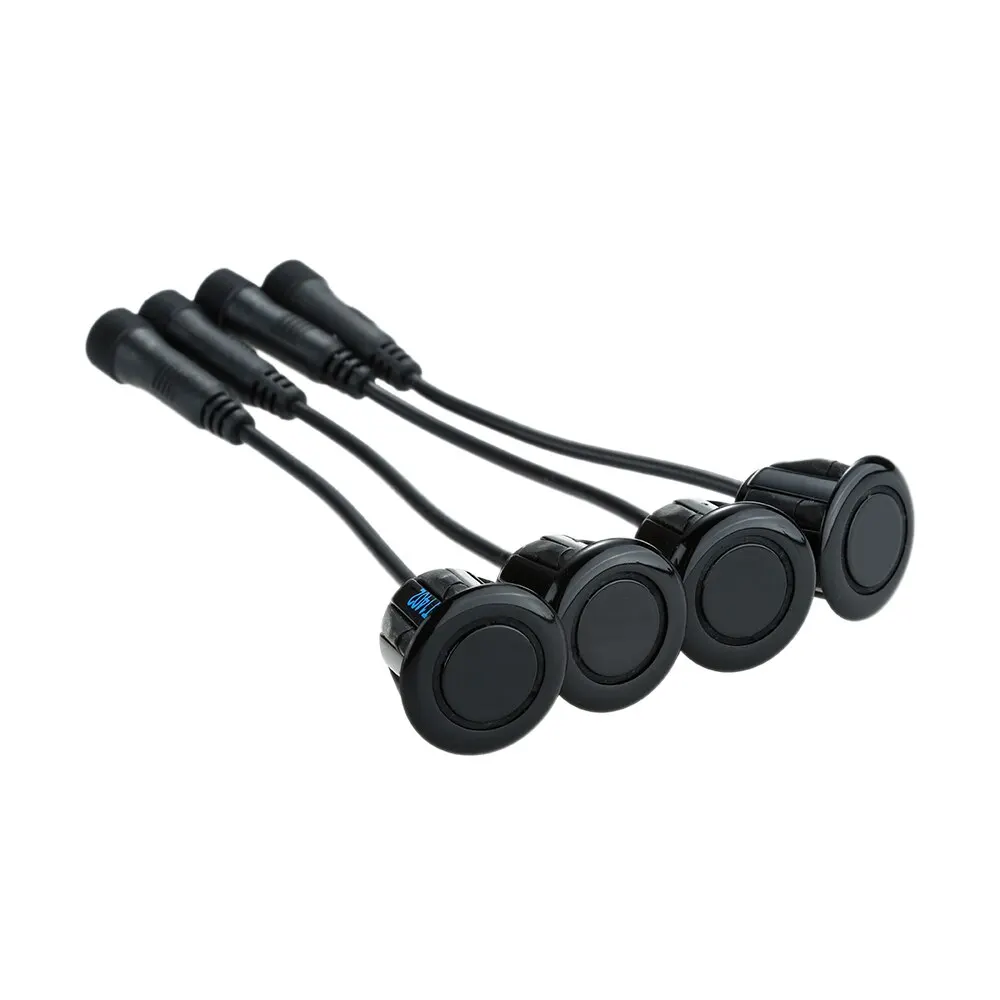 Car Parking Sensor Auto Parking Assist Reverse Car dvr Radar detector Alert Alarm System with External Buzzer Speaker 4 Sensors
