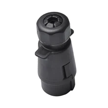 Conector de clavija de remolque de plástico de 7 pines, luz de remolque para caravana