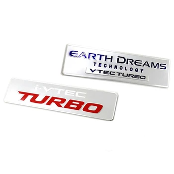 

Car Emblem Sticker Rear Decal Decoration for Honda IVTEC Turbo Badge Avancier Accord Fit Jade Jazz Civic HRV Acura RDX City CRV