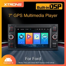 XTRONS 7 cal samochodowy odtwarzacz DVD odtwarzacz Quad -Core System operacyjny radia DAB + Canbus nawigacja GPS dla forda wbudowany funkcję CarPlay i z systemem Android