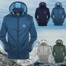Мужская и женская быстросохнущая походная куртка новая водонепроницаемая Солнцезащитная Верхняя спортивная куртка кожаная мужская женская ветровка# C8