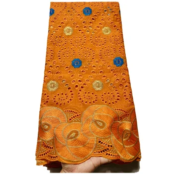 

High Quality Embroidered Swiss Voile Lace In Switzerland With Stones 2020 Nigerian African Lace Fabric For Dresses