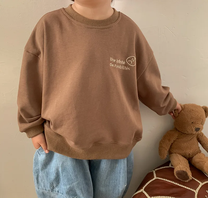 

2022 Spring New Baby Sweatshirts For Boys And Girls Autumn Children Cartoon Top 2-6 Years Old Clothes For Kid Toddler Sweatshirt