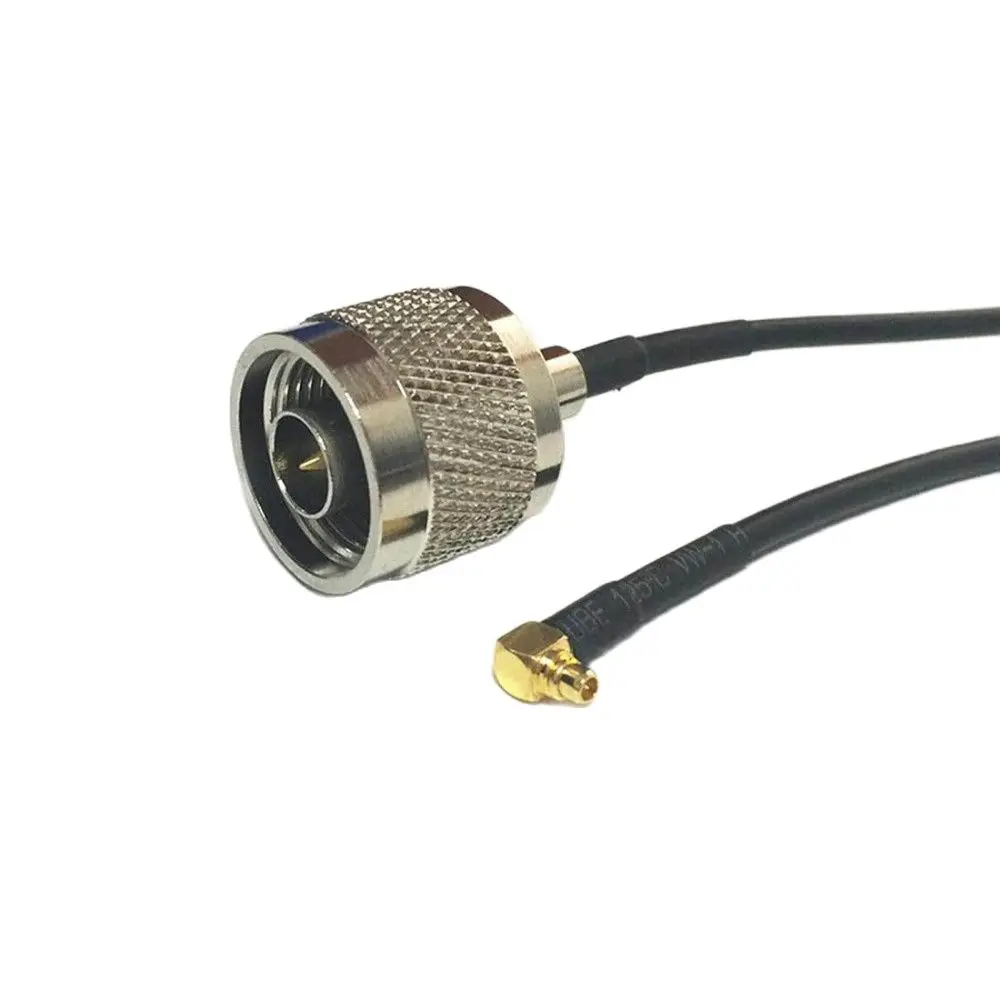 

New N Male Plug Switch MMCX Male Plug Right Angle Connector RG174 Jumper Cable 20CM 8"/30CM/50CM/100CM Adapter Wholesale