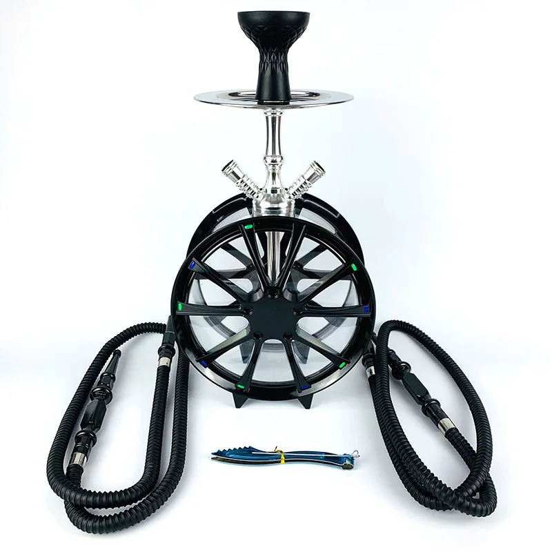 Кальян арабский Chicha средняя одинарная двойная трубка в форме шины акриловый