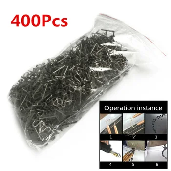 

Plastic Hot Staples Stainless steel Silver 400pcs 0.8mm For Car Bumper