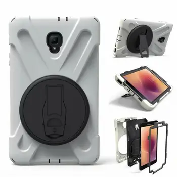 

Hmsunrise For SM-T380 Case For Samsung Galaxy Tab A 8.0 Case T380 T385 2017 Kids Safe Shockproof Heavy Duty Silicone Hard Cover