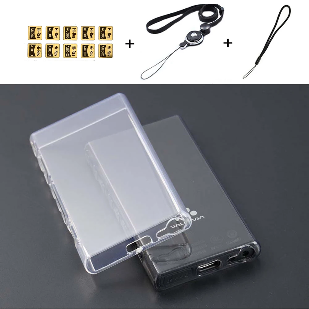Soft Clear TPU Protective Skin Case Cover for Sony Walkman NW-A100 A105  A105HN A106 A106HN A107 A100TPS