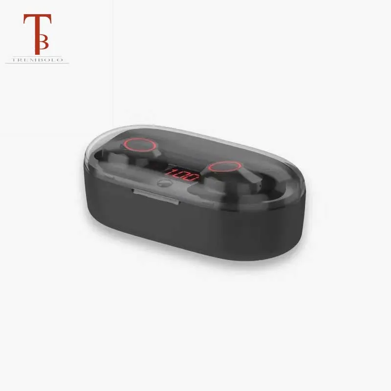 Trembolo Bluetooth 5,0 настоящие беспроводные наушники водонепроницаемые в режиме ожидания 30h прохладные цветные огни с высоким уровнем шума