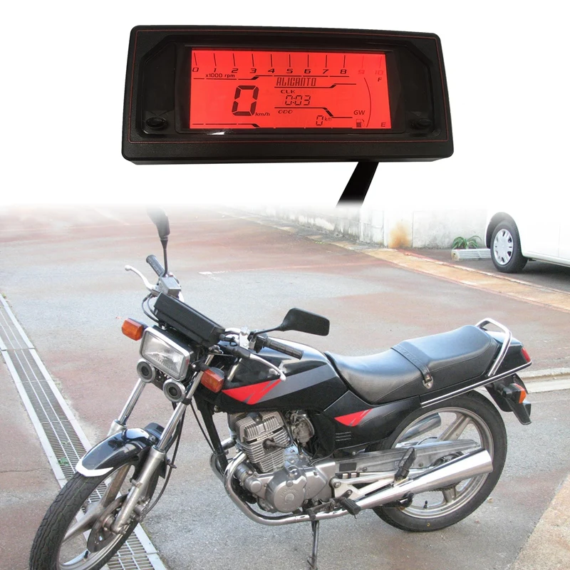 Motorcycle Lcd Instrument Speedometer For Honda Cbt125 Cb125t Odometer Tachometer Mileage Meter Aliexpress
