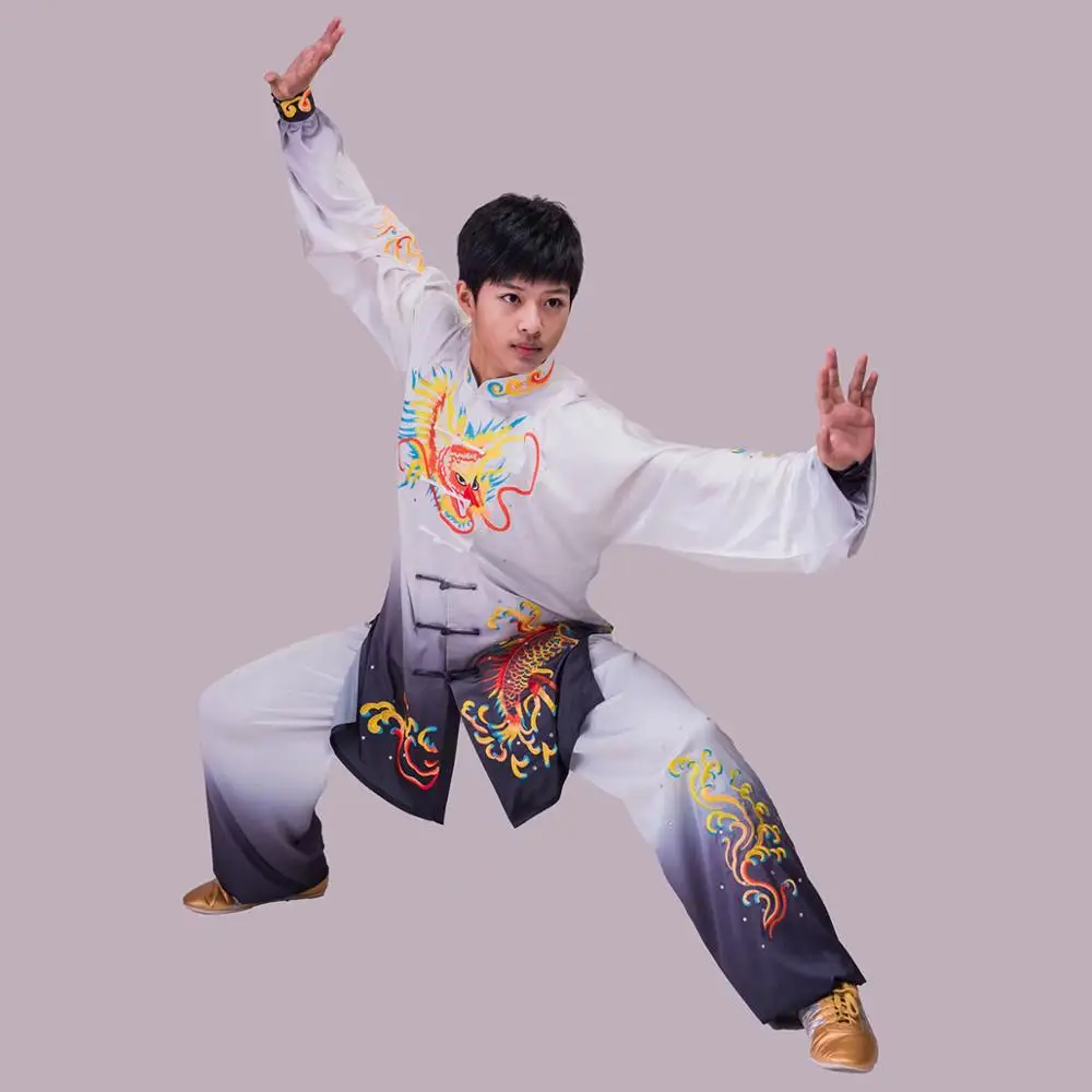 Одежда wushu taichi taiji униформа changquan для боевых искусств одежда соревнований с