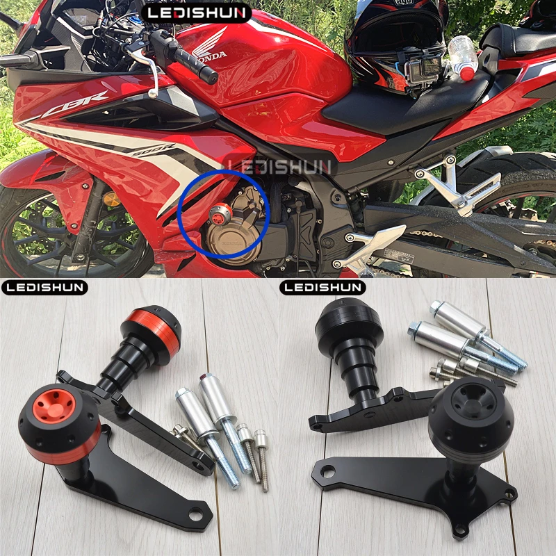 Мотоциклетный Краш коврик рамка ползунок защита от падения Для Honda CBR500R CBR 500R CBR500 R CB500X CB 500 CB500 F 1314151617182019