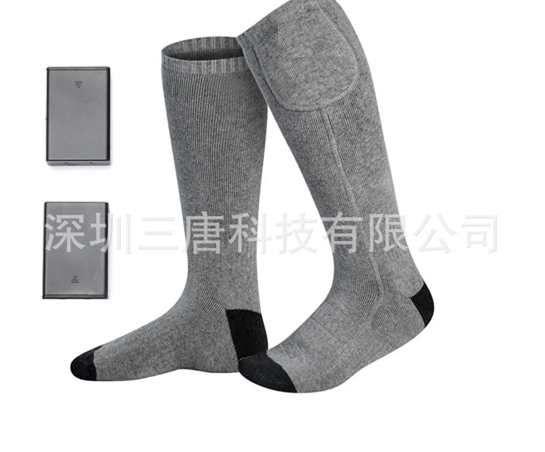 Электрические носки 5th батареи нагревания носки моющиеся холодные теплые старые носки уличные зимние носки