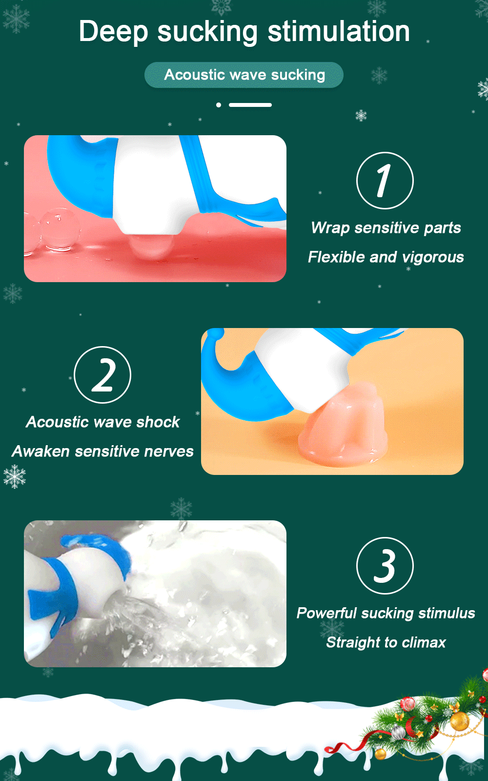 Vibratore succhia clitorideo femminile, vibratore succhia clitorideo per donne, stimolatore orale a vuoto, giocattoli sessuali per pubblicità_voghion.com