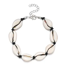 Приграничные аксессуары,, ракушки, женские ножной браслет в богемном стиле, этнический стиль, тип оболочки браслет на ногу K333