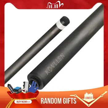 

Konllen Carbon Energy Carbon Fiber Carom Cue Single Shaft For RERI Carom Cue 12-12.2mm 8 Teeth 3 Cushion Cue Only Carbon Shaft