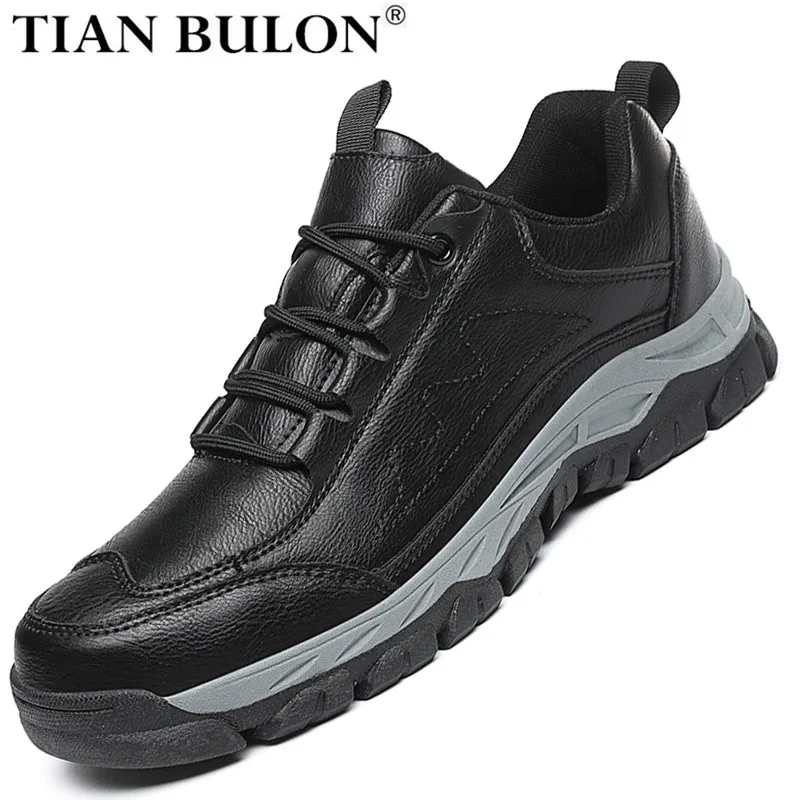 Fashion Sneakers Men Designer Men Casual Shoes Leather Laceup Leisure