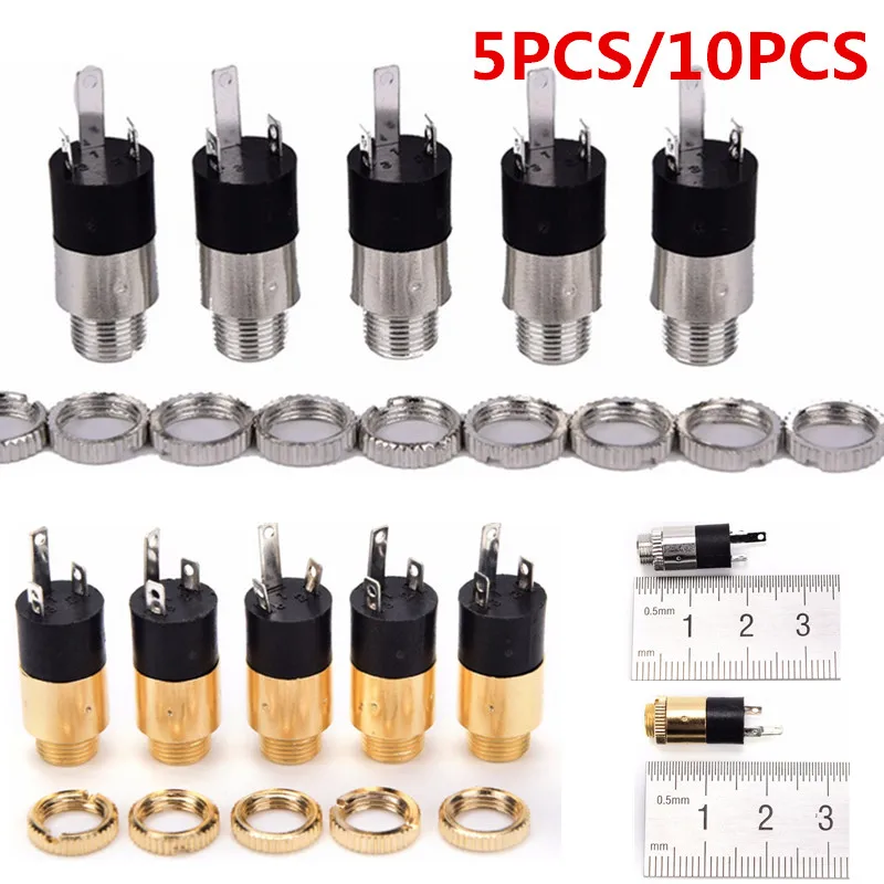 5PCS / 10PCS PJ392 Stereo Female Sockect Jack Audio Headphone Connectors 3.5mm Video Socket Plug | Обустройство дома