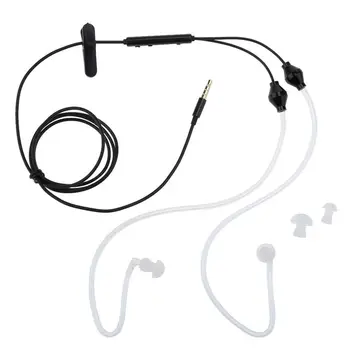 

3.5mm Plug Air Tube Anti-Radiation Earphone 2 Air Acoustic Tube Stereo Headset for iPhone for Samsung