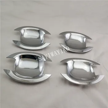 

4pcs ABS chrome plated Door Bowl Car Covers For TOYOTA SUCCEED PROBOX 2002-2006 Car Accessories Car Styling