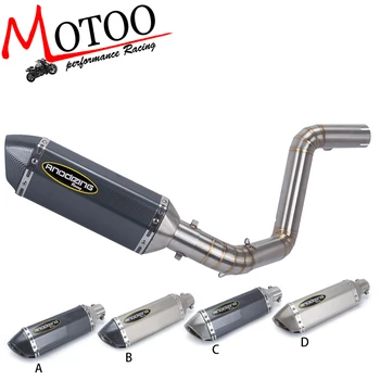 

Motoo-Motorcycle Exhaust full system middle pipe Muffler for KTM DUKE150 DUKE200 DUKE250 DUKE390 2012-2016