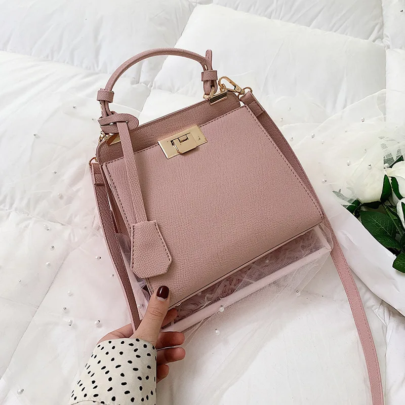 pink Женская сумка через плечо для женщин высокого качества из искусственной кожи роскошные сумки дизайнерские Sac основные женские сумки через плечо - Цвет: pink