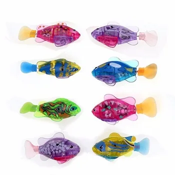 2020 Electronic Fish  Activated Battery Powered  Toy Children Pet Holiday Gift Can Swims es  Pets 1