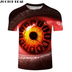 Eye 3D футболка мужские футболки летняя футболка классические с короткими рукавами футболки уличная топы Harajuku Groot плюс размер Прямая