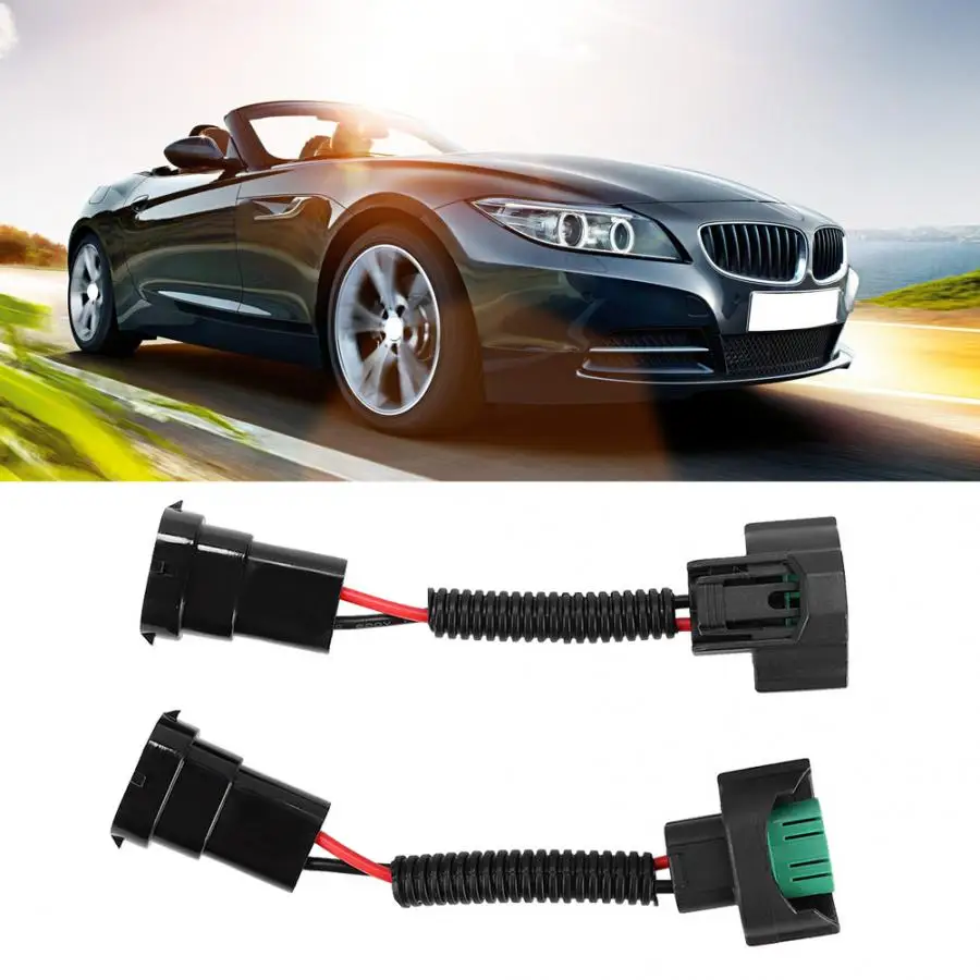 2 шт. H11 адаптер для лампы гнездо женский провод с вилкой пучок штепселя держатель для автомобильных фар преобразования шнур адаптера