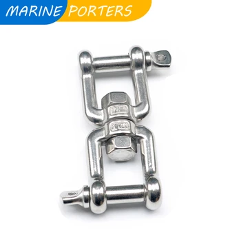 

Stainless Steel Swivel Marine Jaw-Jaw Type Swivel Anchor Chain Connector Shackle 4/5/6/8/10/12/16mm For Yacht Boat Accessories