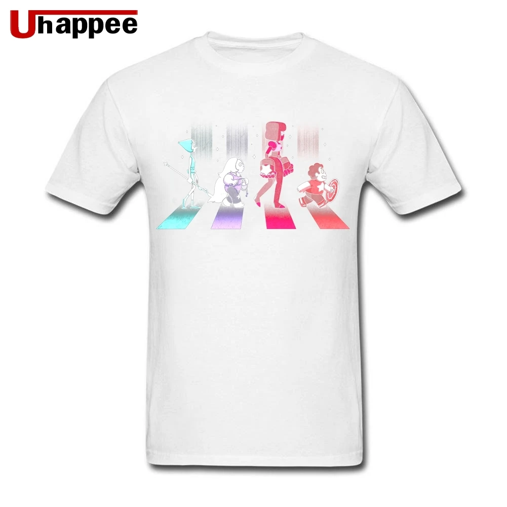 Swagger Steven Universe Tee Homme Slim Fit черные футболки с короткими рукавами и цветным принтом Мужская одежда размера XXXL - Цвет: Белый