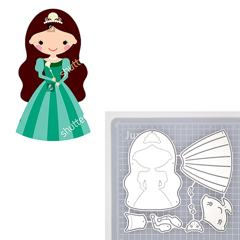and Carriage Pretty Princess Cutting and Embossing Dies w/ Wand Crown Castle