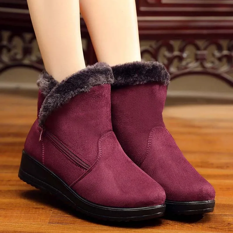 Boots Female Women Shoes Ankle 2020 Women Fashion Winter Woman Thick With Short Boots Woman Shoes