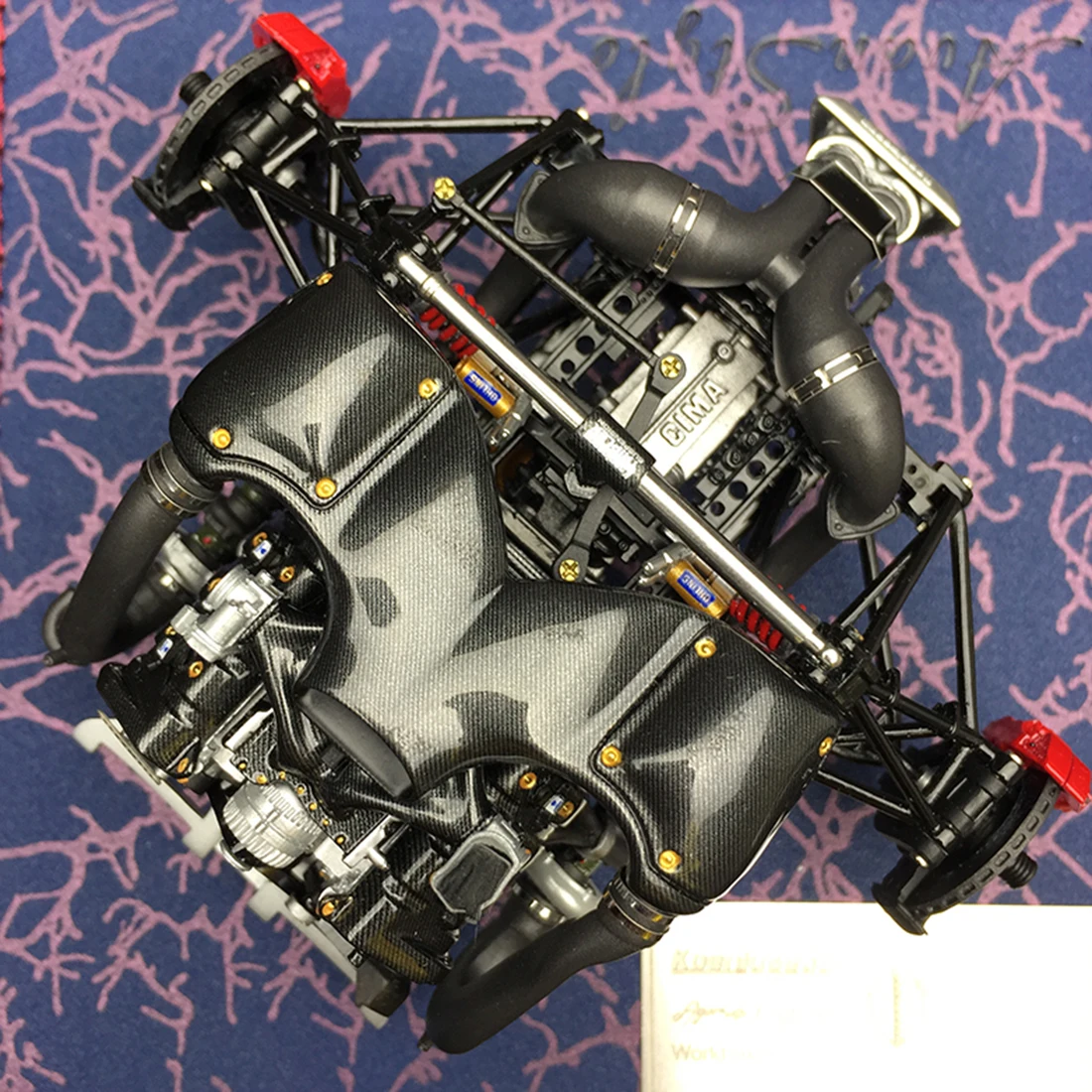 NFSTRIKE Frontiart FA 1:18 Agera RS Модель двигателя Смола двигатель Новое поступление-Коллекционное издание(готовая версия