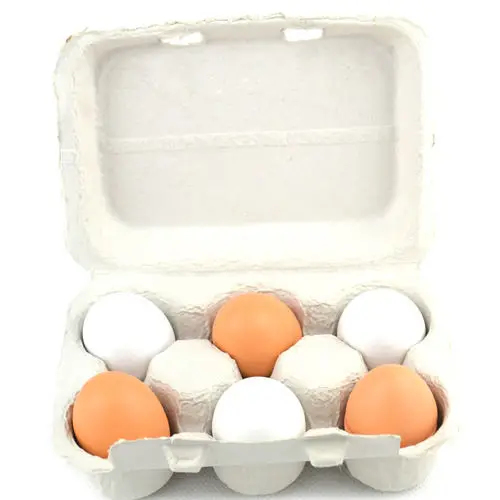 Wooden Eggs Yolk Kitchen Cooking Educational Toy Pretend Pla For Baby Kids 6Pcs 