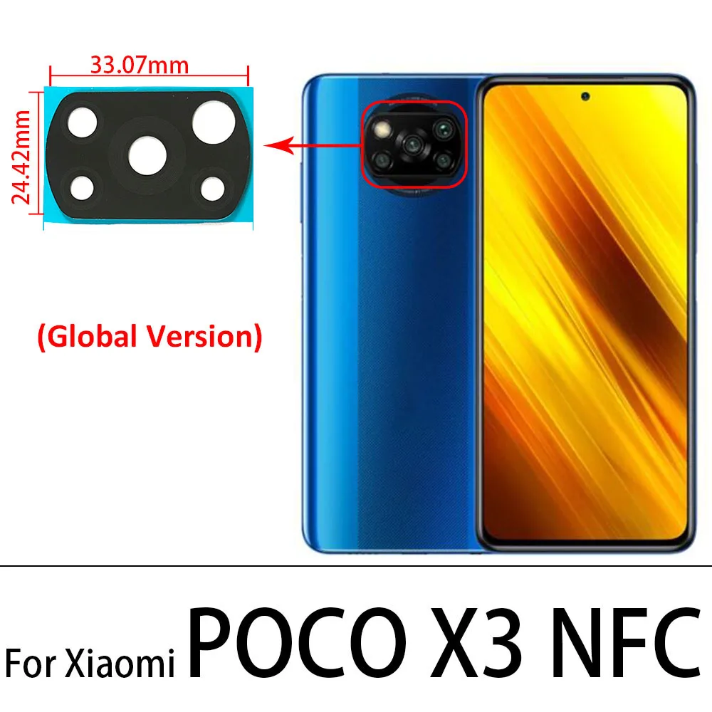 Lente de Cristal de cámara trasera para Xiaomi Mi A2 Lite, A1, A3, 8, 9,  10, Ultra 11 Lite, 10T Pro, Poco F3, Poco X3 Pro, nuevo _ - AliExpress  Mobile