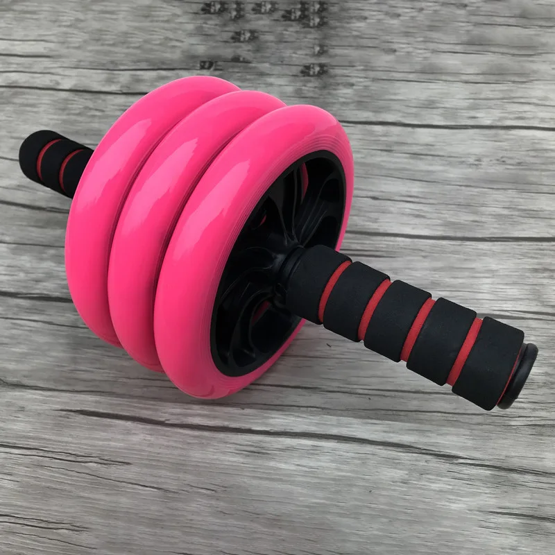 Keep Fit колеса без шума брюшное колесо Ab ролик с ковриком для упражнений фитнес оборудование розовый